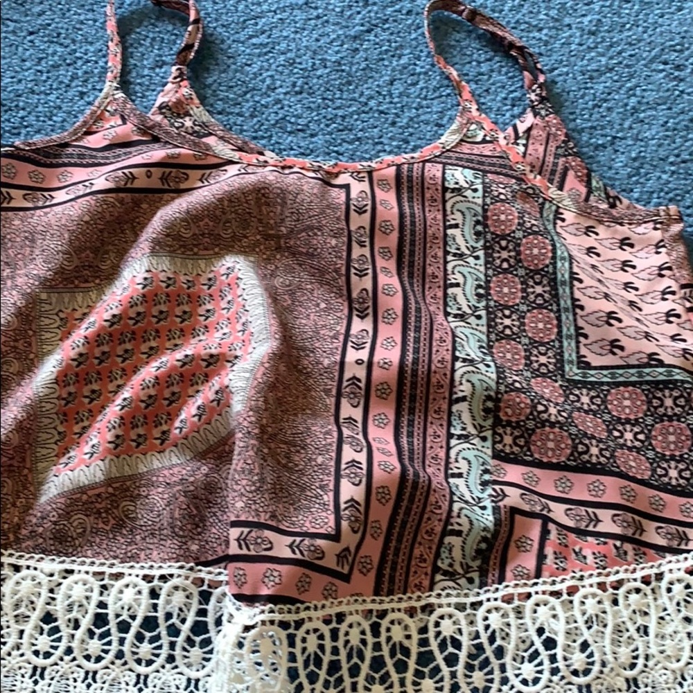 Lace tank